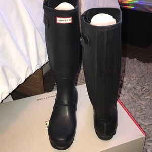 Women’s Matte Black Original Tall Hunter Boots